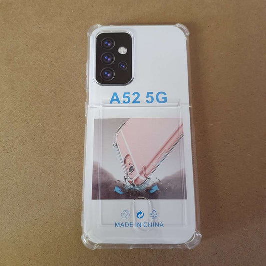 Soft TPU Clear Case With Card Slot - For Samsung A52 / A52s 5G