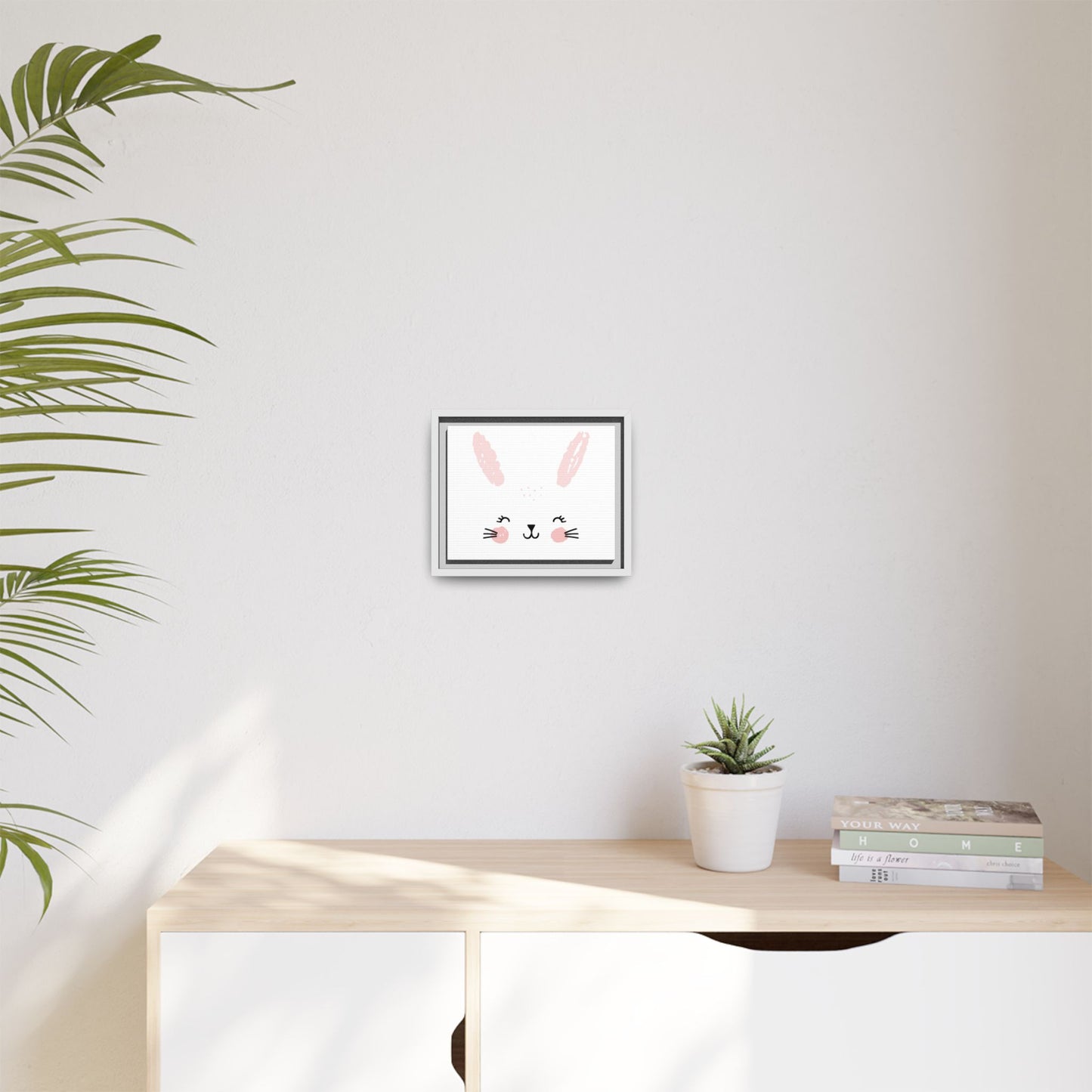 Cute Bunny Canvas Wall Art