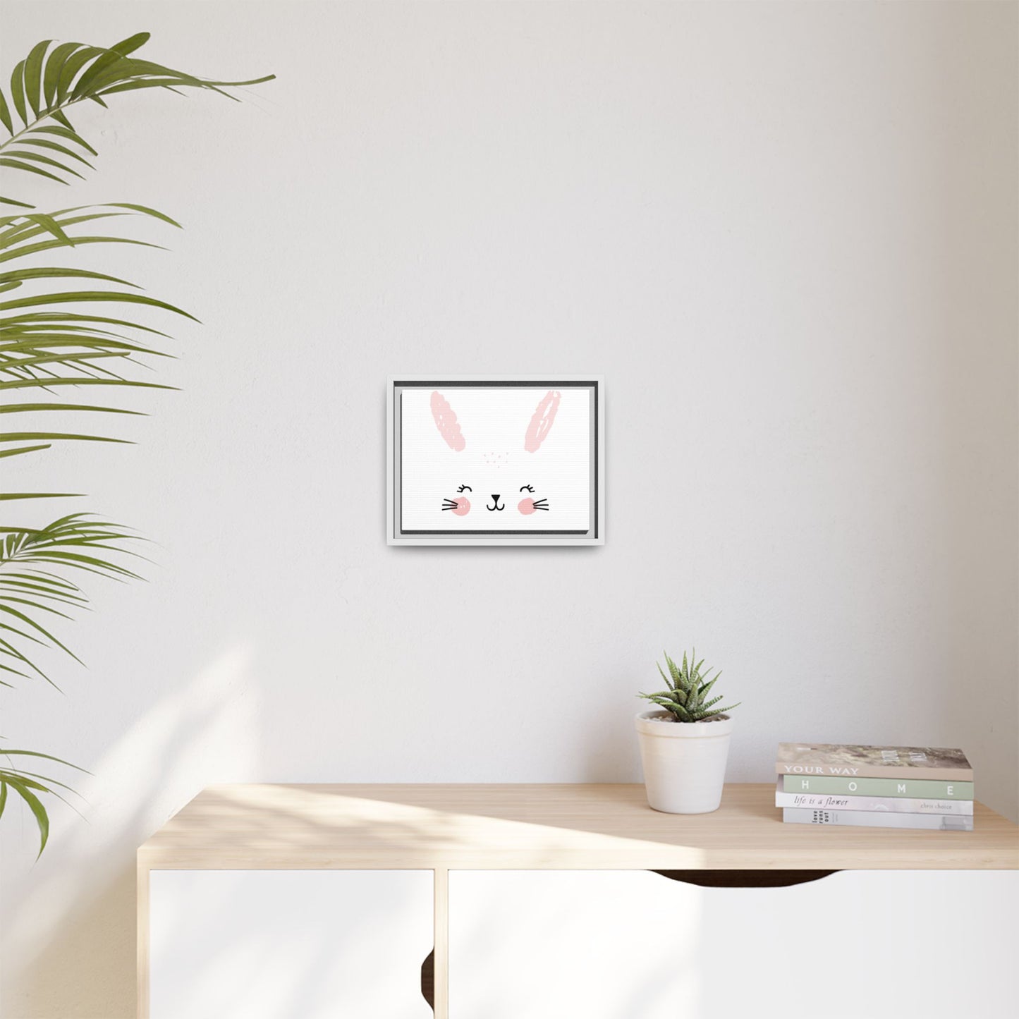 Cute Bunny Canvas Wall Art