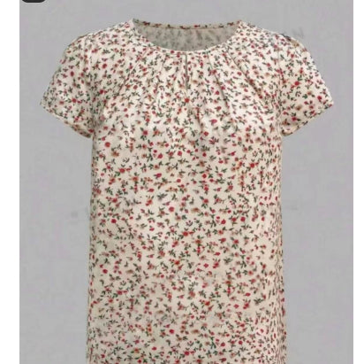 Summer Slimming Versatile Chic Short Womens Top