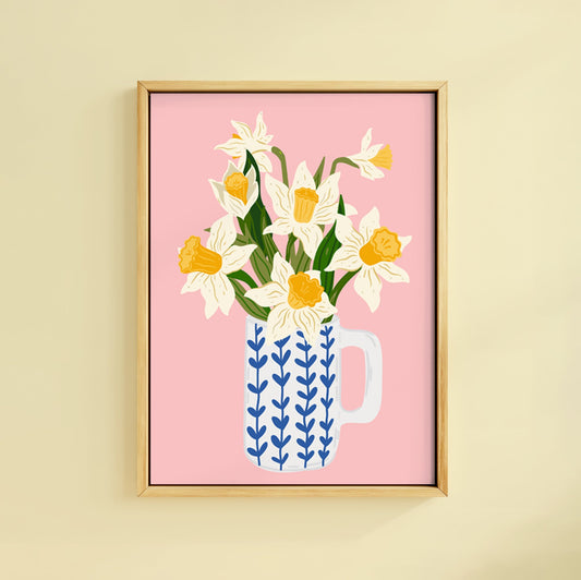 DAFFODIL JUG PRINT