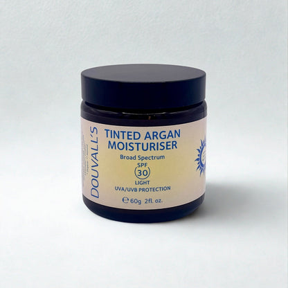 Tinted Argan Moisturiser with SPF30 UVA/UVB protection 60ml | Available in three shades