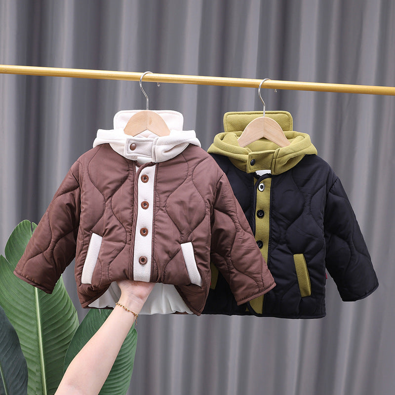 Hooded Cotton-padded Coat