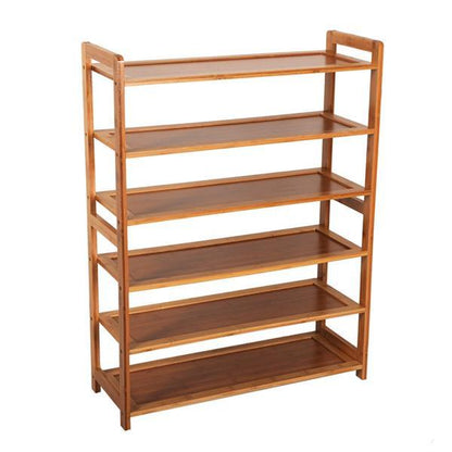 Flat Shoe Rack In Natural Wood Color
