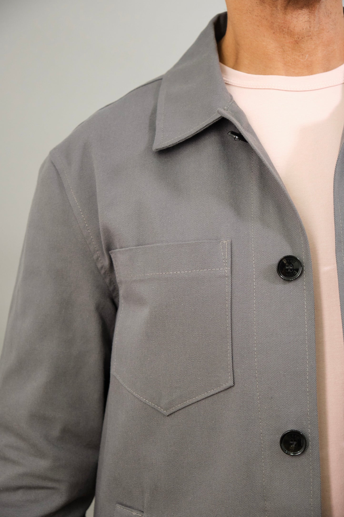 Southend Shacket Unlined - Stone Stretch