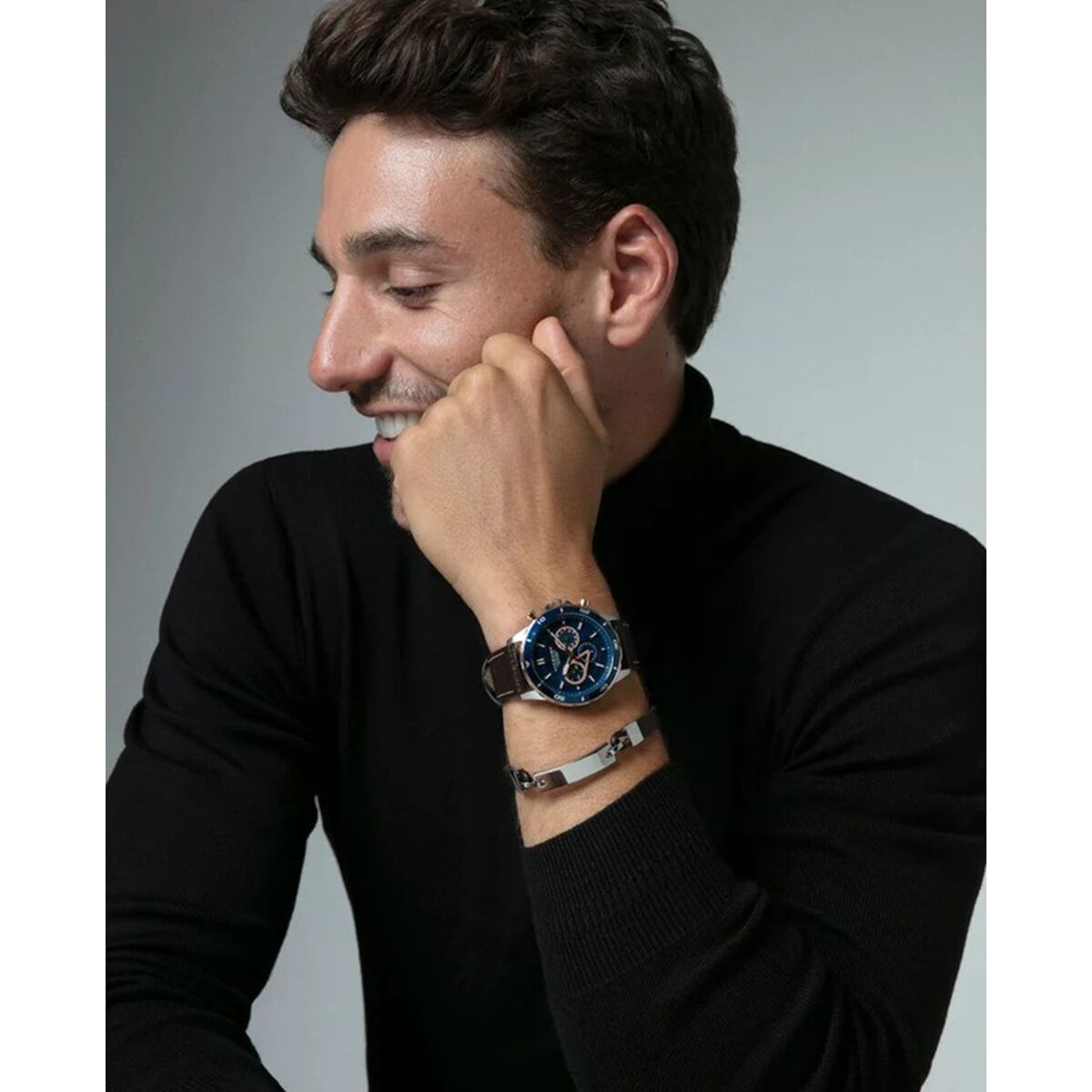 Men's Bracelet Viceroy 15170P01011 Sterling silver 925 Black