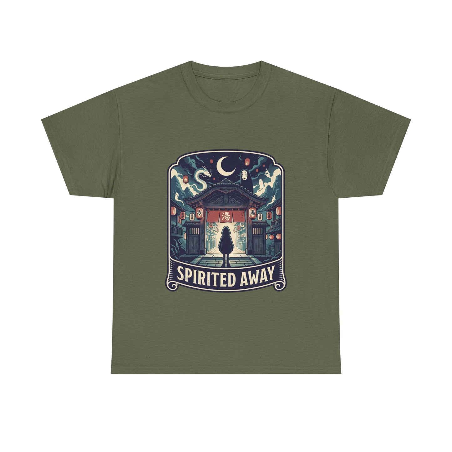 Sprited away print Unisex Heavy Cotton Tee