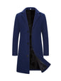Men's Woolen Slim-fit Trench Coat