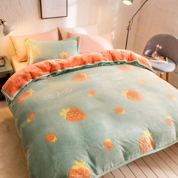 Coral duvet cover - Stuffs & Savers