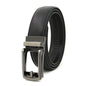 Men's automatic buckle two-layer cowhide leather belt ﻿