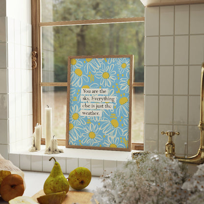 YOU ARE THE SKY BOOK QUOTE PRINT