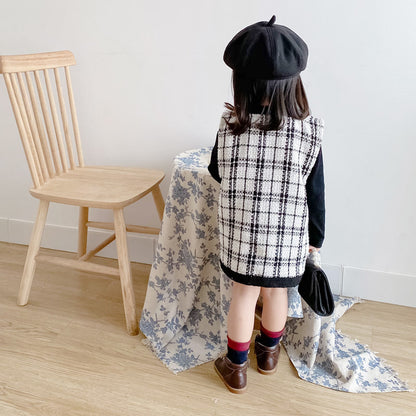 Vest knitted dress