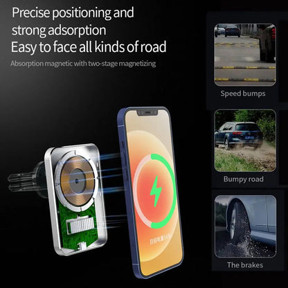 MagSafe Wireless Car Phone Mount Charger