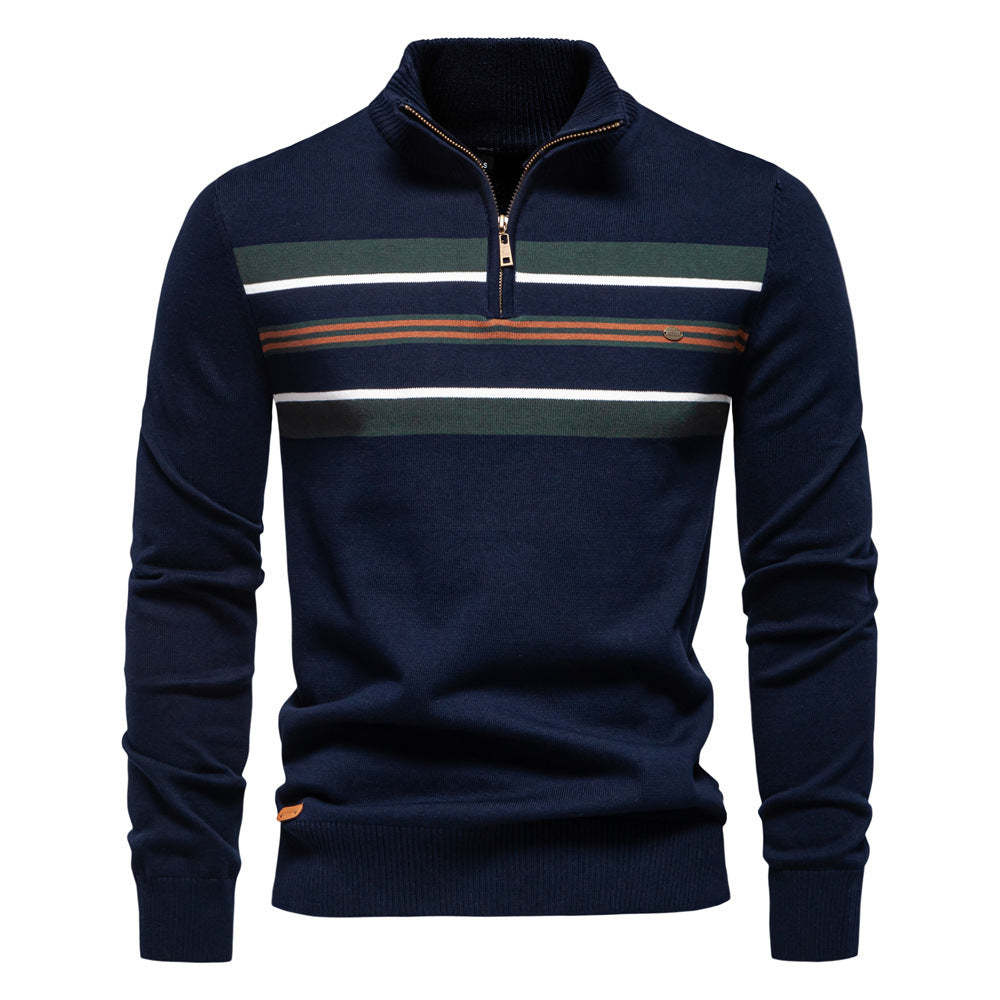 Mens Half Zipper Sweater