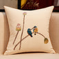 Embroidered Throw Pillow Sofa Cover Pillow Without Core