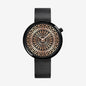Shengke women's steel mesh waterproof quartz watch
