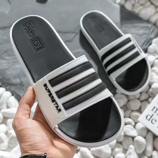 Sandales plates à semelle souple pour homme