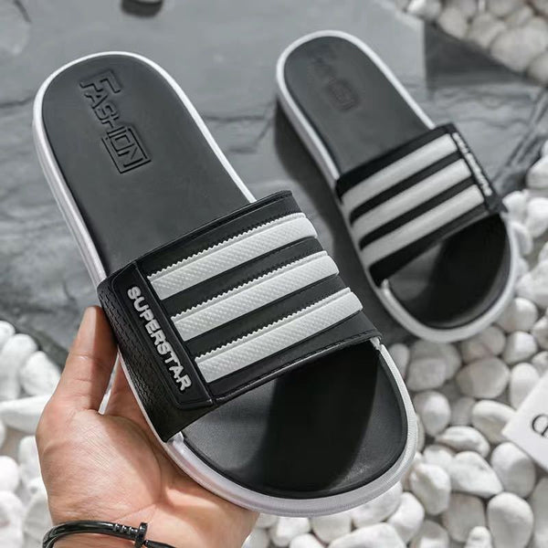 Sandales plates à semelle souple pour homme