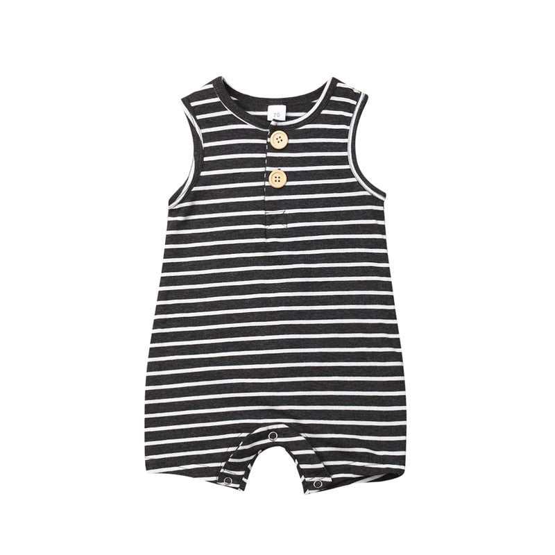 Baby Striped Romper Jumpsuit