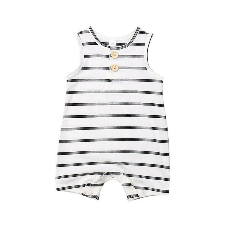 Baby Striped Romper Jumpsuit