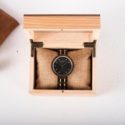 Bobobird Waterproof Women's Literature Watch