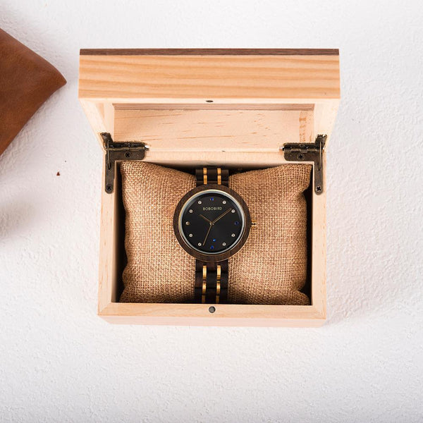Bobobird Waterproof Women's Literature Watch