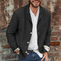 Men's Casual Loose Cotton Linen Long Sleeve Shirt