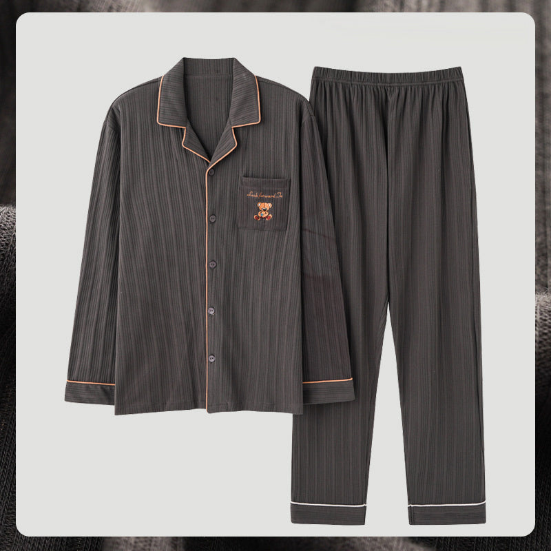 Men cotton Pyjamas Long Sleeves