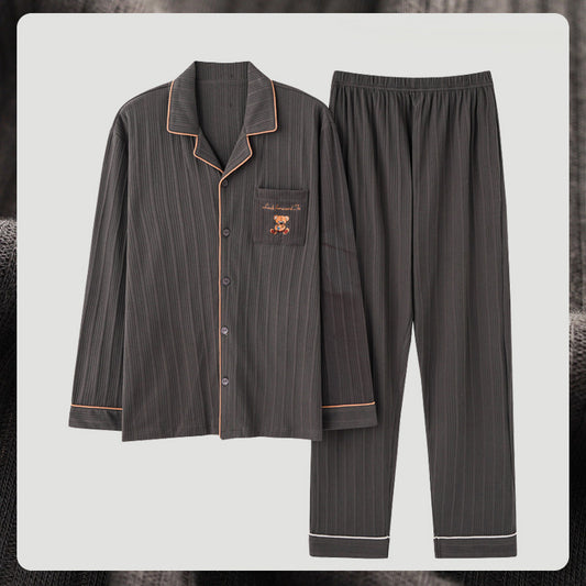 Men cotton Pyjamas Long Sleeves