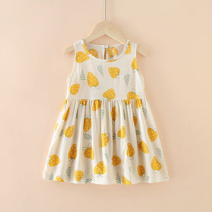 Girls’ Cotton Silk Summer Dress