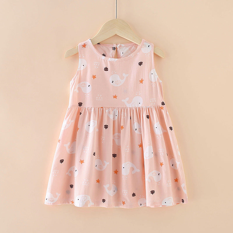 Girls’ Cotton Silk Summer Dress