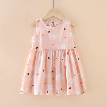 Girls’ Cotton Silk Summer Dress