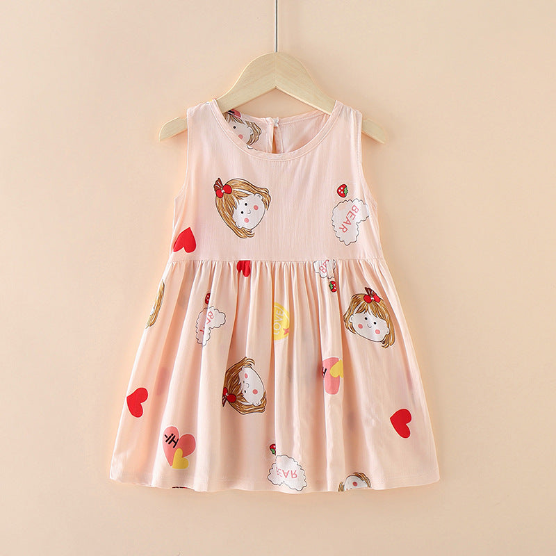 Girls’ Cotton Silk Summer Dress