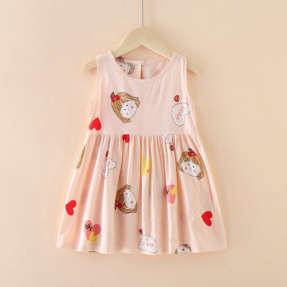 Girls’ Cotton Silk Summer Dress