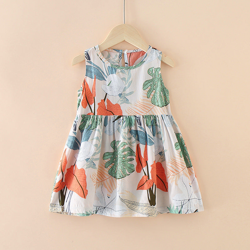Girls’ Cotton Silk Summer Dress