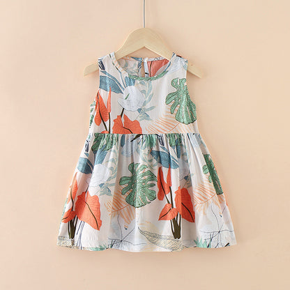 Girls’ Cotton Silk Summer Dress