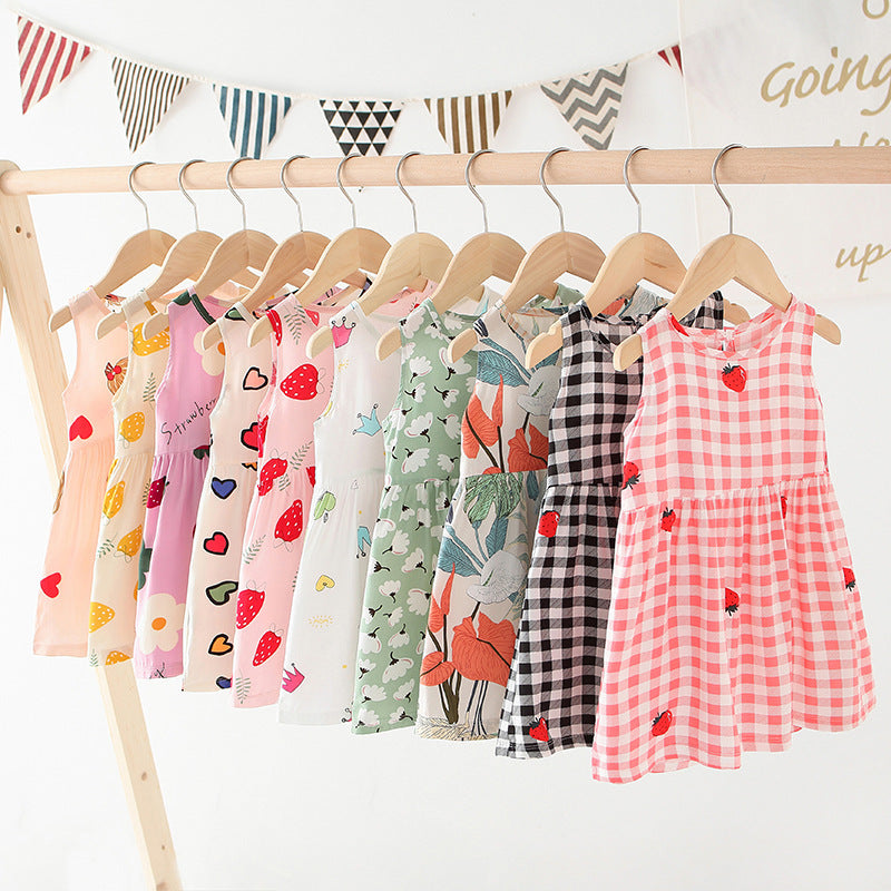 Girls’ Cotton Silk Summer Dress