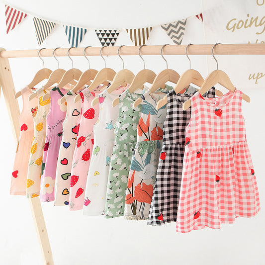 Girls’ Cotton Silk Summer Dress