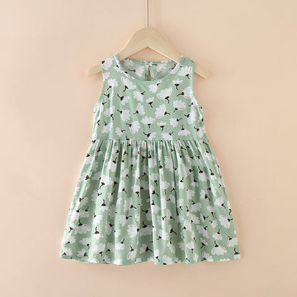 Girls’ Cotton Silk Summer Dress
