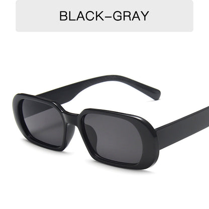 Lunettes de soleil rétro à petite monture pour femme, couleur bonbon, à la mode