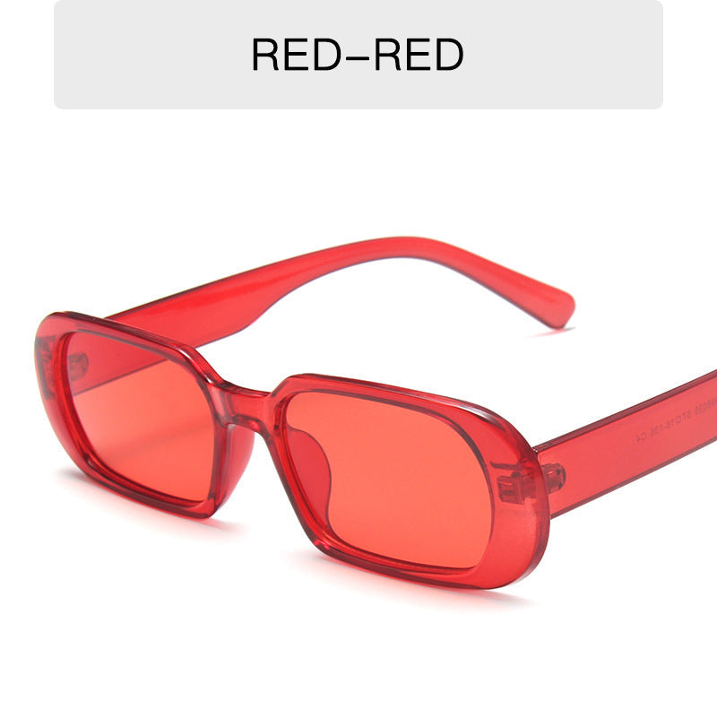 Lunettes de soleil rétro à petite monture pour femme, couleur bonbon, à la mode