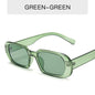 Lunettes de soleil rétro à petite monture pour femme, couleur bonbon, à la mode