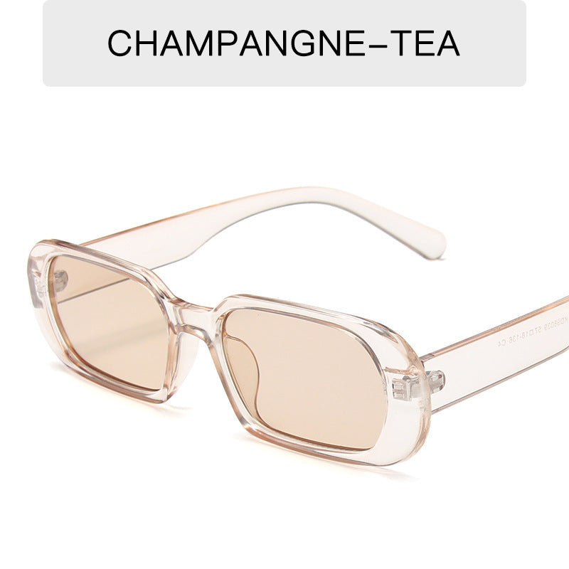 Lunettes de soleil rétro à petite monture pour femme, couleur bonbon, à la mode