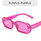 Lunettes de soleil rétro à petite monture pour femme, couleur bonbon, à la mode