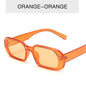Lunettes de soleil rétro à petite monture pour femme, couleur bonbon, à la mode