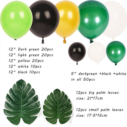Decoration Green Forest Series Balloons