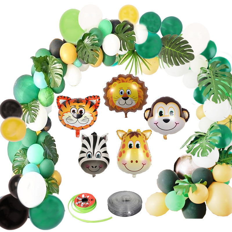 Decoration Green Forest Series Balloons
