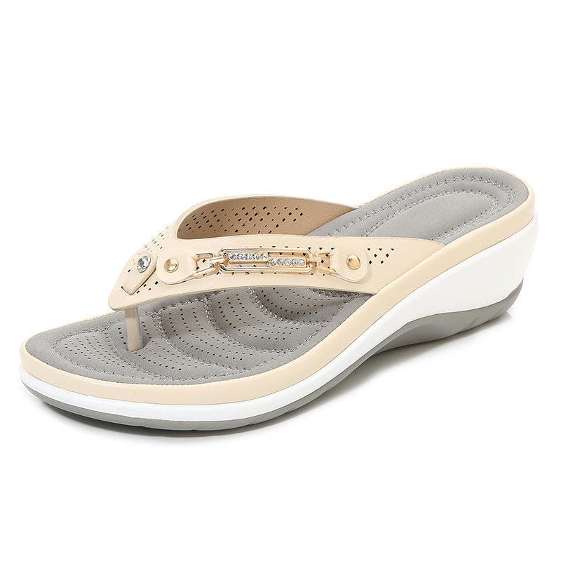 Women'S Metal Buckle Net Sandals