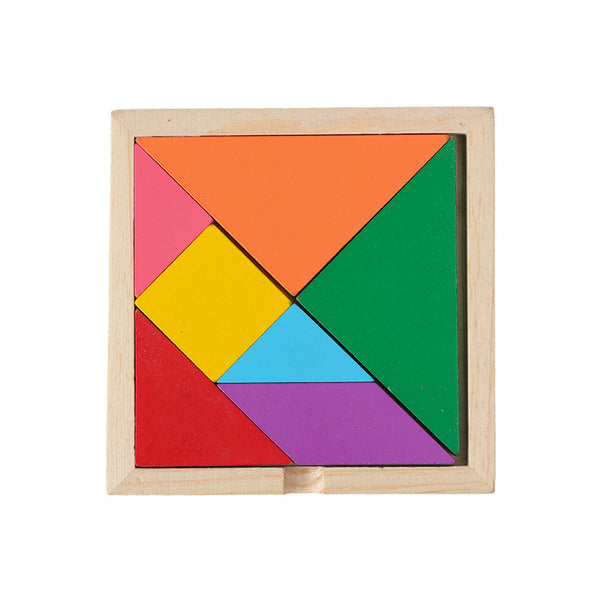 Wooden Toys Rattles Educational Toy Rainbow Blocks Montessori Baby Colorful Kids Music - Stuffs & Savers