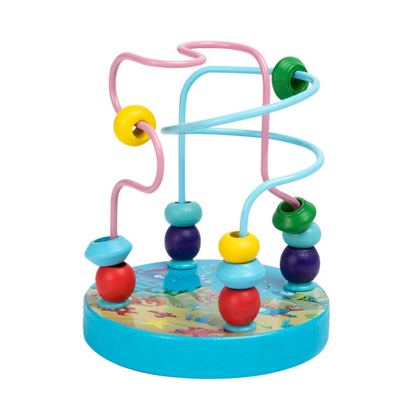 Wooden Toys Rattles Educational Toy Rainbow Blocks Montessori Baby Colorful Kids Music - Stuffs & Savers